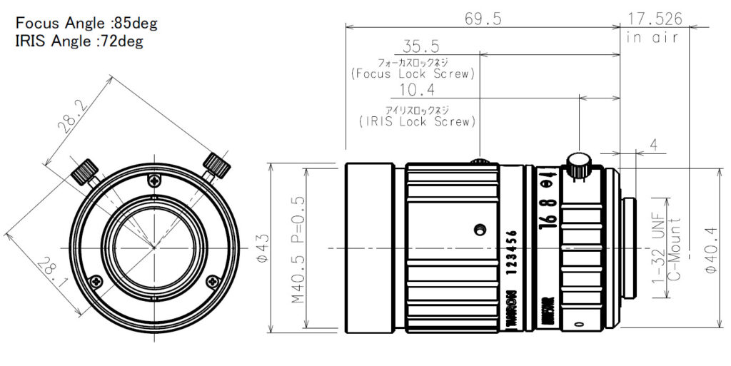 Blueprint TAMRON MA111F50VIR lens